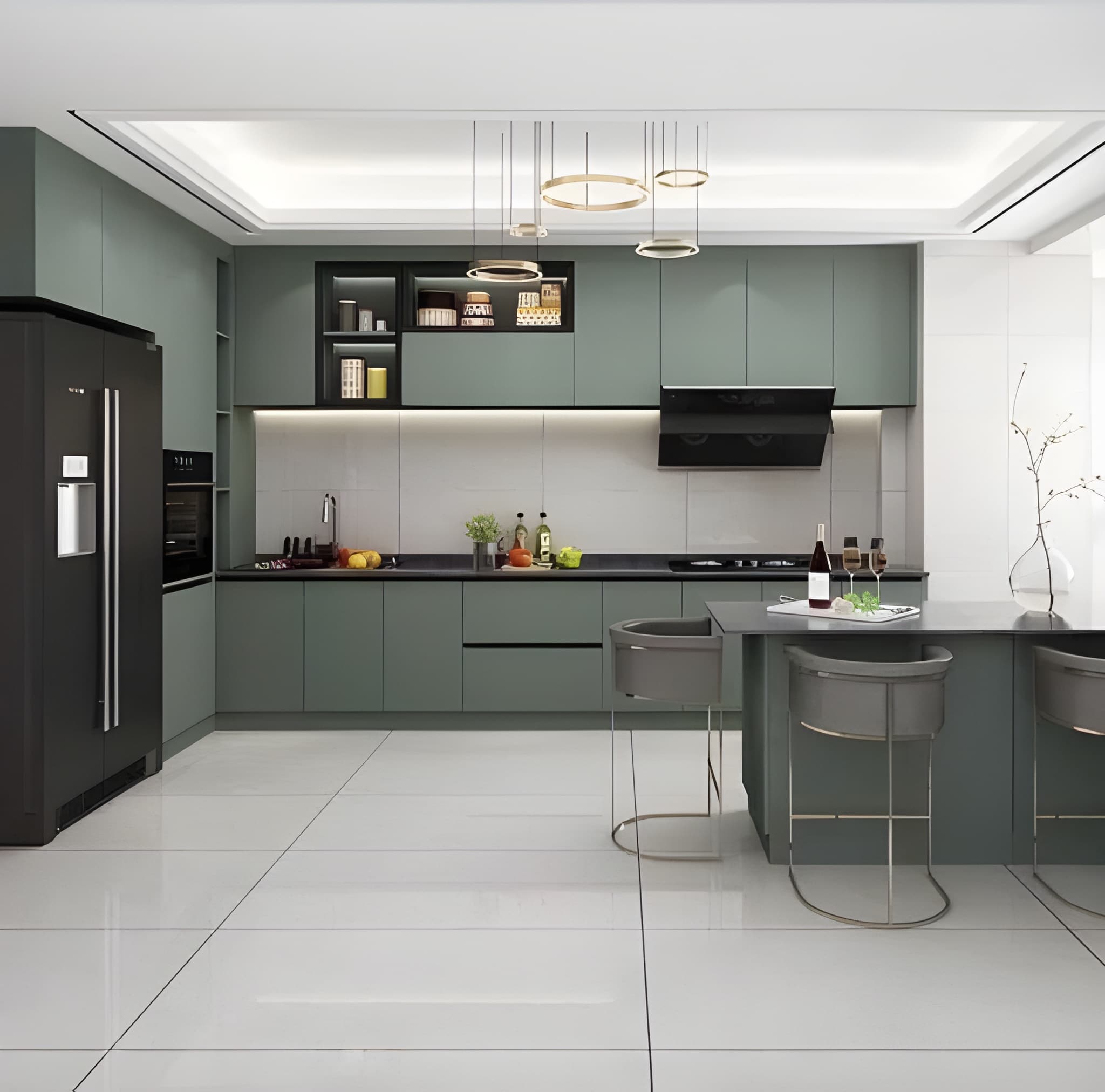 Built-in cupboards